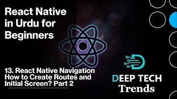 React Native Navigation How to Create Routes and Initial Screen Part 2