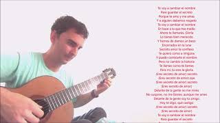 Video thumbnail of "Homenaje al gran maestro #JoanSebastián Secretos de amor cover guitarra fingerstyle"