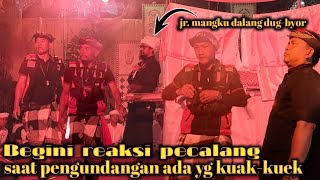 TEGANG,... LeAK Sekala datang saat pengundangan jero mangku dalang dug-byor