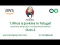 What is Jenkins in Telugu? | Class2 | DevOpsbyRushi | Conatct - 9010470520