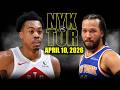 New York Knicks vs Toronto Raptors Full Game Highlights – April 10, 2026 | NBA Season