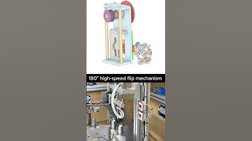 180° High Speed Flip Mechanism  #mechanical #mechanism #mechanic #engineer #automation