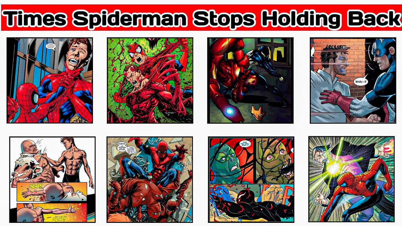 Times Spiderman Stops Holding Back
