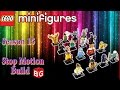 Brand New !! Lego Minifigures Season 15 stop motion build