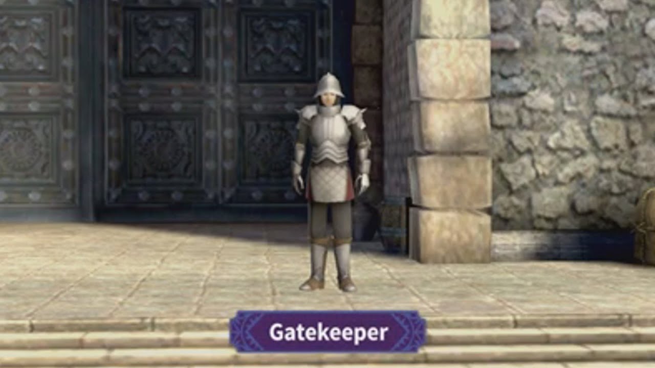Fire Emblem Three Houses Gatekeeper Greetings Professor Memo Pad