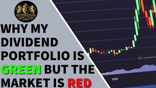 Why My Dividend Portfolio is GREEN But the Market is RED
