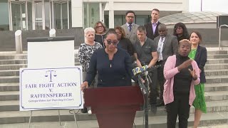 Fair Fight Action Attorney speaks in Georgia elections lawsuit after trial begins