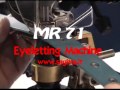 Sagitta mr71 eyeletting machine
