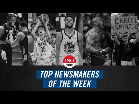 Sports Newsmakers (April 19-25): Knicks, Sotto, Usman, Curry, European Super League