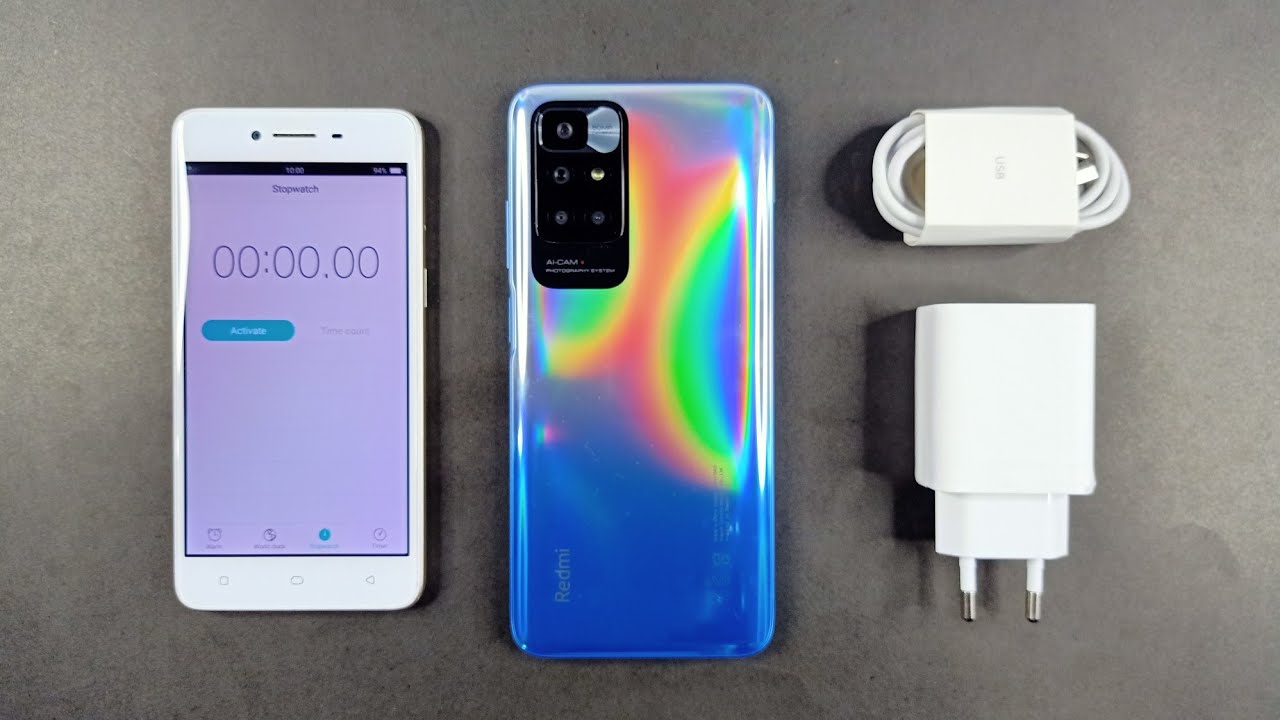 Xiaomi Redmi 10 Charging Speed Test & Time | 5000mAh | 18W