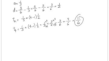 Mcr3u0- 6.4, arithmetic sequences