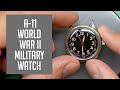 Elgin A-11 World War II Military Vintage Watch Restoration