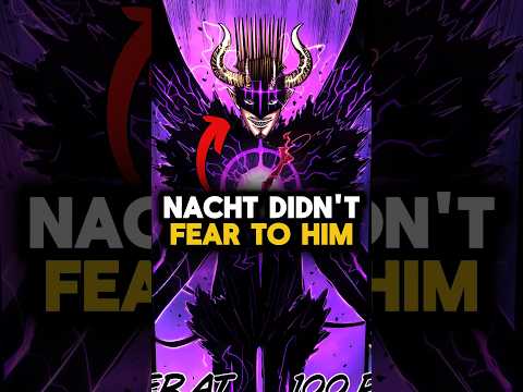 Why Nacht Fear the Twin Supreme Devils? Black Clover #blackclover #shorts