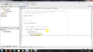 Printing factorial of number in java using for loop | NetBeans IDE 8.2