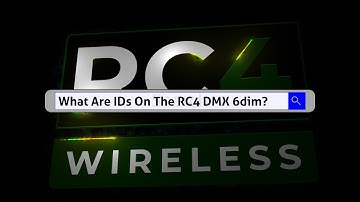 RC4Magic S3 DMX6dim IDs Explained