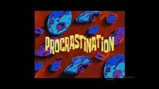 Spongebob SquarePants - Procrastination ''Title Card'' (Hungarian)