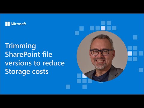 Trimming SharePoint file versions to reduce storage costs