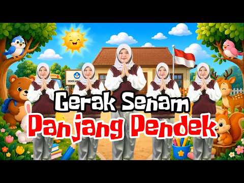Gerak Senam Panjang Pendek PAUD/TK | 5 Orang Paling Kompak!