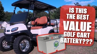 Big Battery $1500 48v Golf Cart Lithium Battery Range Test | This Is The Best VALUE Upgrade!
