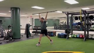 Barbell Overhead Split Squat