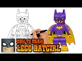 How to Draw Lego Batgirl | Lego Batman Movie