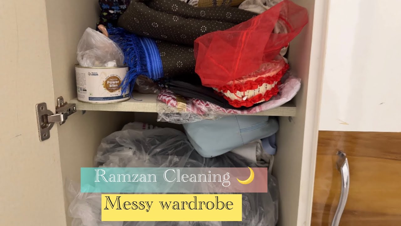 Messy to Clean Wardrobe | Ramzan Preparation | Real Life #ramadan2026 