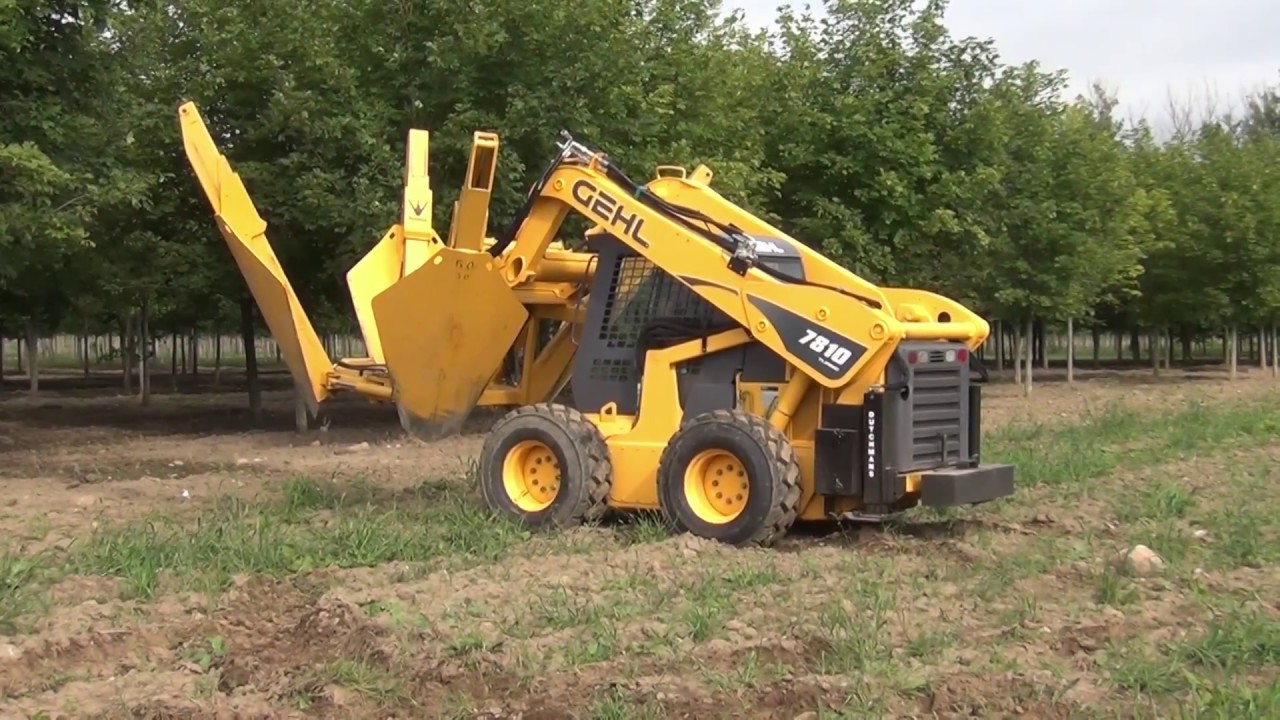 600i Tree Spade On Skid Steer YouTube