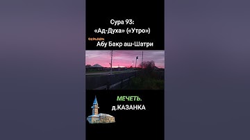 АБУ БАКР аш-ШАТРИ .Сура 93 АД-ДУХА ( "УТРО") #shorts #short #viral #video #tiktok #рекомендация