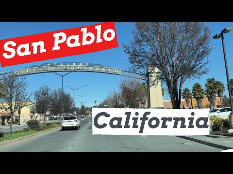 San Pablo California, Dash Cam Touring, USA, Drive Touring Video