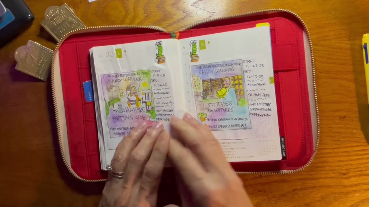 Quick Flip Through of my Repurposed A6 Hobonichi Techo as my Reading Journal, February 2026