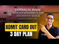 MBA CET Admit Card OUT 🚨 Last 3 Days Plan