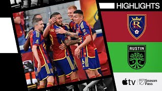 Real Salt Lake vs. Austin FC | Chicho Arango 62.7 Yard Goal | Full Match Highlights