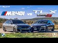 2023 acura tlx type s vs bmw m340i 3 series  battle of the fourdoor sports sedan