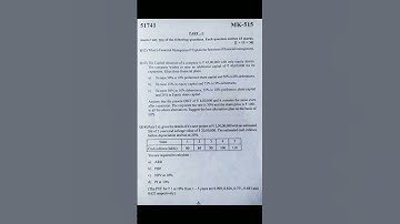 3rd year 5th sem Financial management question paper 🗞️#youtubeshorts #exam #question #paper