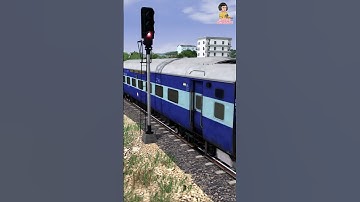 Automatic Railway Signal Change | train videos | train game | ATG #shorts #atgtrain