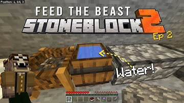The Quest for Water! | Stoneblock 2 Let
