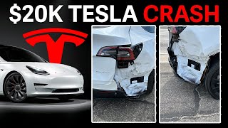$20,000 Tesla CRASH  I Made A BIG Mistake | Tesla Model 3 + Model Y