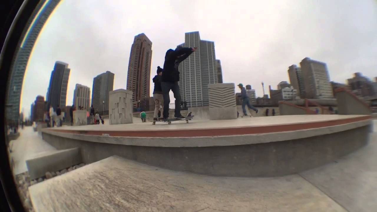 Grant park skate plaza - Chicago, IL - 12/13/14 iPhone edit