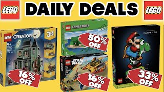 LEGO DAILY DEALS - BIG SAVINGS - 50% OFF From AMAZON - ZAVVI & MORE