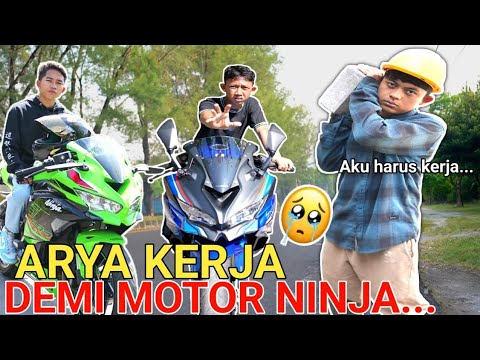 Arya Kerja Keras Demi Beli Motor Kayak Arik Dan Saputra Kasihan Banget! | Mikael Tubehd