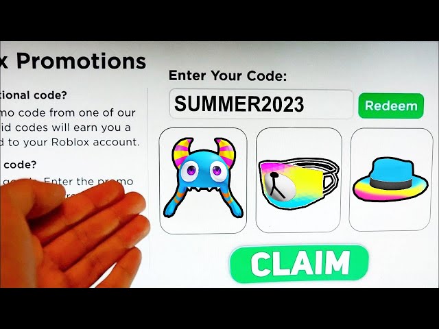 ALL WORKING PROMO CODES AND *FREE* ITEMS IN ROBLOX - NEARLY 100 ITEMS FOR  FREE 