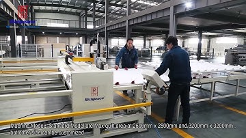 Computerized frame single needle quilting machine with easy frame changer