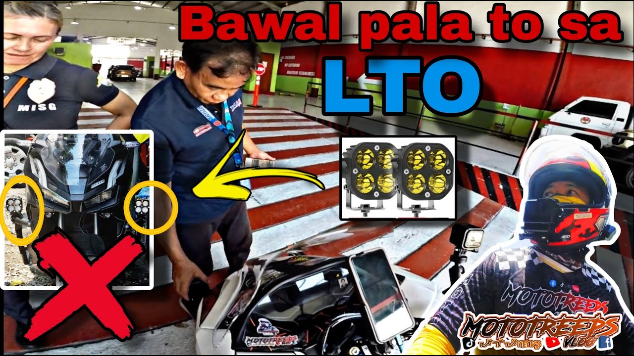 Mini Driving Light na BAWAL? | Alamin | LTO | MDL | Mototreeps | Vlog