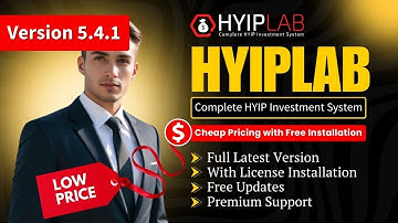[Latest Version 5.4.1] HYIPLAB - Complete HYIP Investment System (In Cheap Price)
