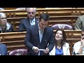 Francisco Sousa Vieira responde a deputados no Plenário