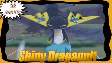 Live Shiny Dragapult - 82 resets - Pokemon Shield