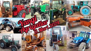 Yangi Texnikalar 11.Mart.2024 Belarus Mtz Ttz T40 T28 T16 Tractor New Holland Volga