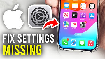 How To Fix Settings App Icon Missing On iPhone - Full Guide