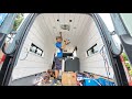 Van Build Ep5- 2021-Mercedez Sprinter. Shiplap walls| Ceiling