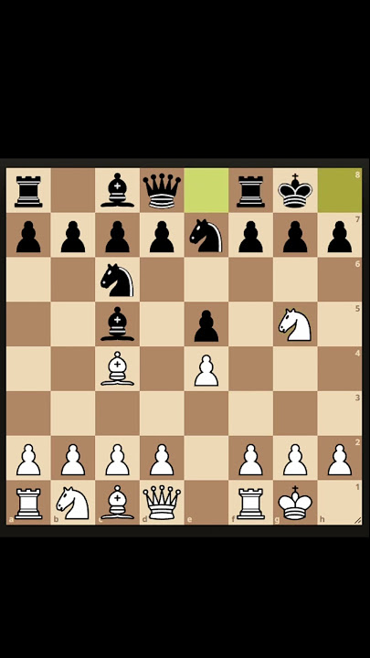 Você acha que e5 é o melhor lance para ser jogado na abertura? #ajedre
